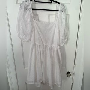 A New Day White Eyelet Dress